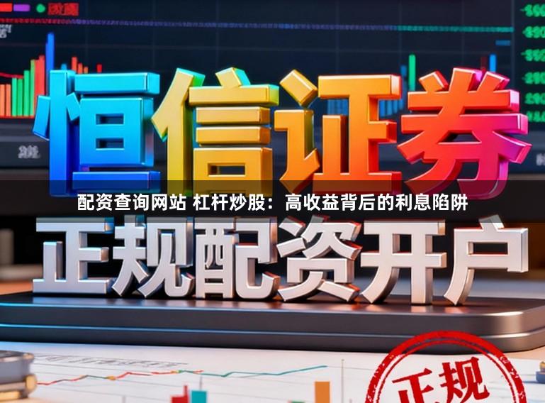 配资查询网站 杠杆炒股：高收益背后的利息陷阱